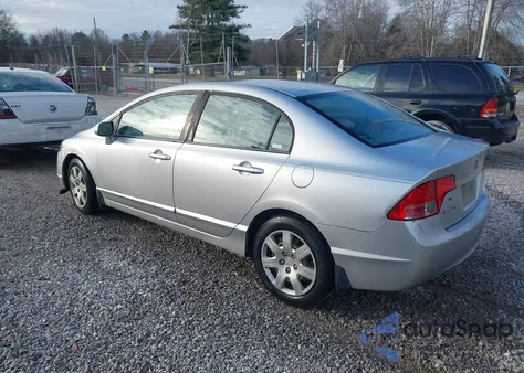 2008 Honda Civic Lx z USA, uszkodzony, nr VIN 1HGFA16568L032401